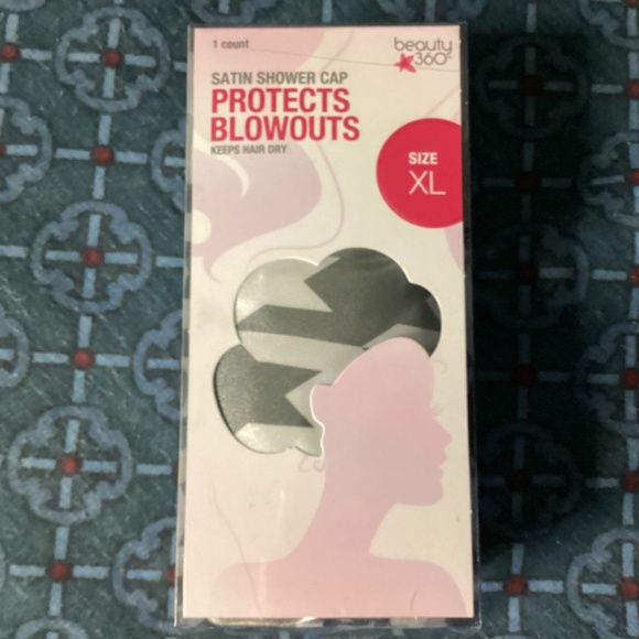 Beauty 360 Satin Shower Caps Comfort Fit & Size XL - Picture 10 of 15